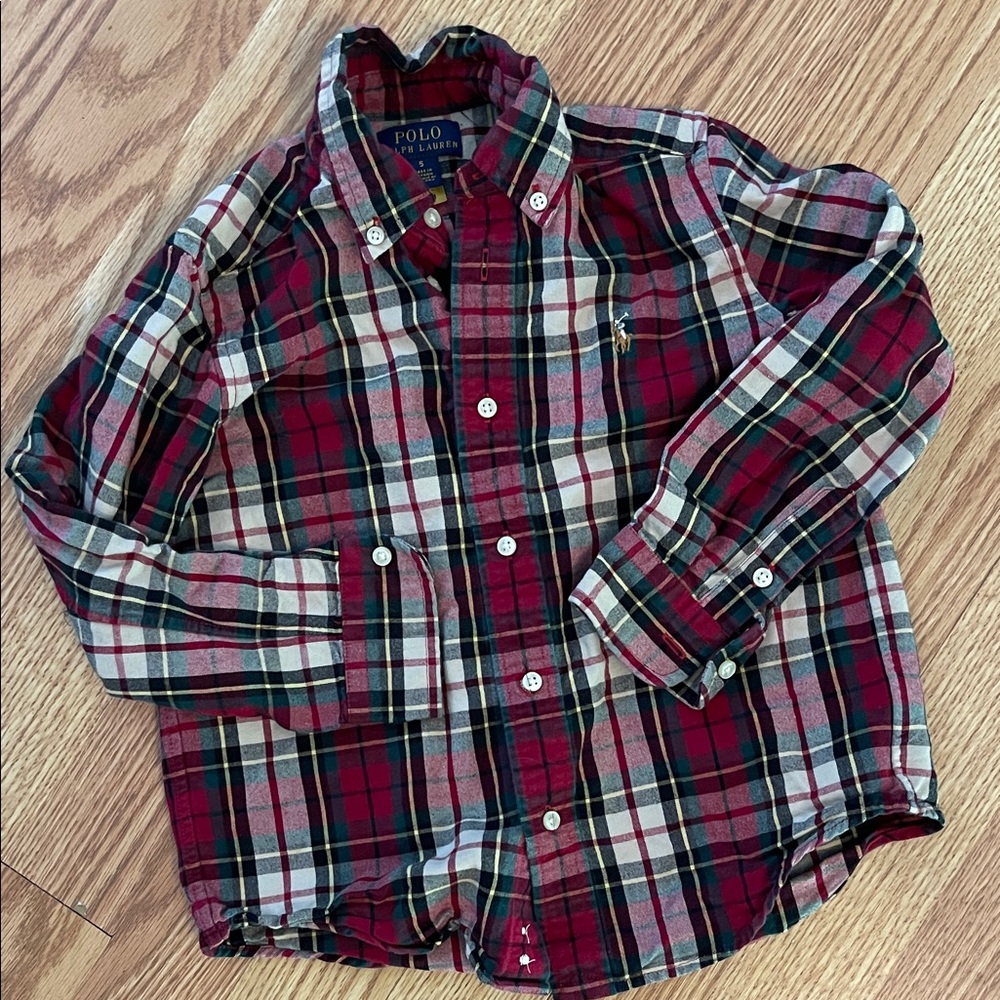 Polo by Ralph Lauren Kids Checkered Shirt - Red, Green, and White